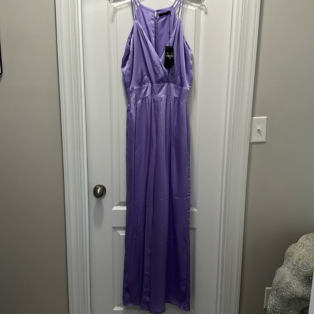 Lavender Vertigo Jumpsuit